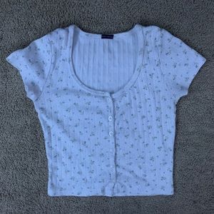 Brandy Melville Floral Zelly Top!